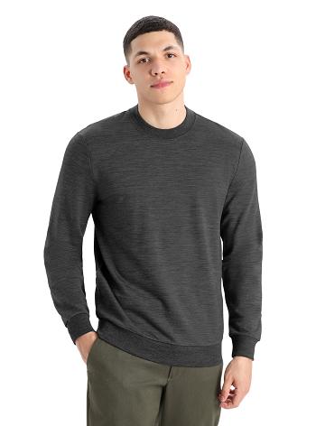 Icebreaker Merino Shifter Long Sleeve Sweatshirt Miesten Huppari Harmaat | FI 1277DFMN